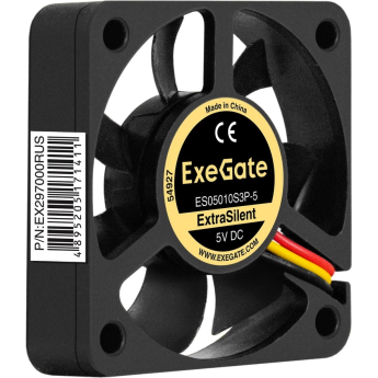 Вентилятор 5В DC EXEGATE EXTRASILENT ES05010S3P-5